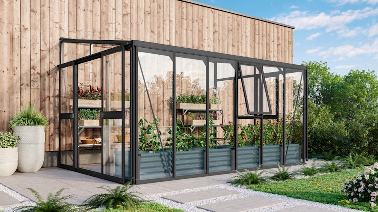 Vitavia Gewächshaus Helena 10200 inkl. 2 Seitenfenstern - 10,2 m²