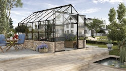 Vitavia Gewächshaus Cassandra 9900 inkl. Sockelmauer - 9,9 m²