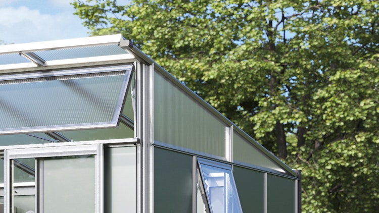 Vitavia Gerätehaus auf Gewächshausbasis Kosmos 7800/11500