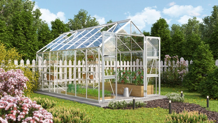 Vitavia Gewächshaus Domus 11500 inkl. 4 Dachfenstern - 11,5 m²