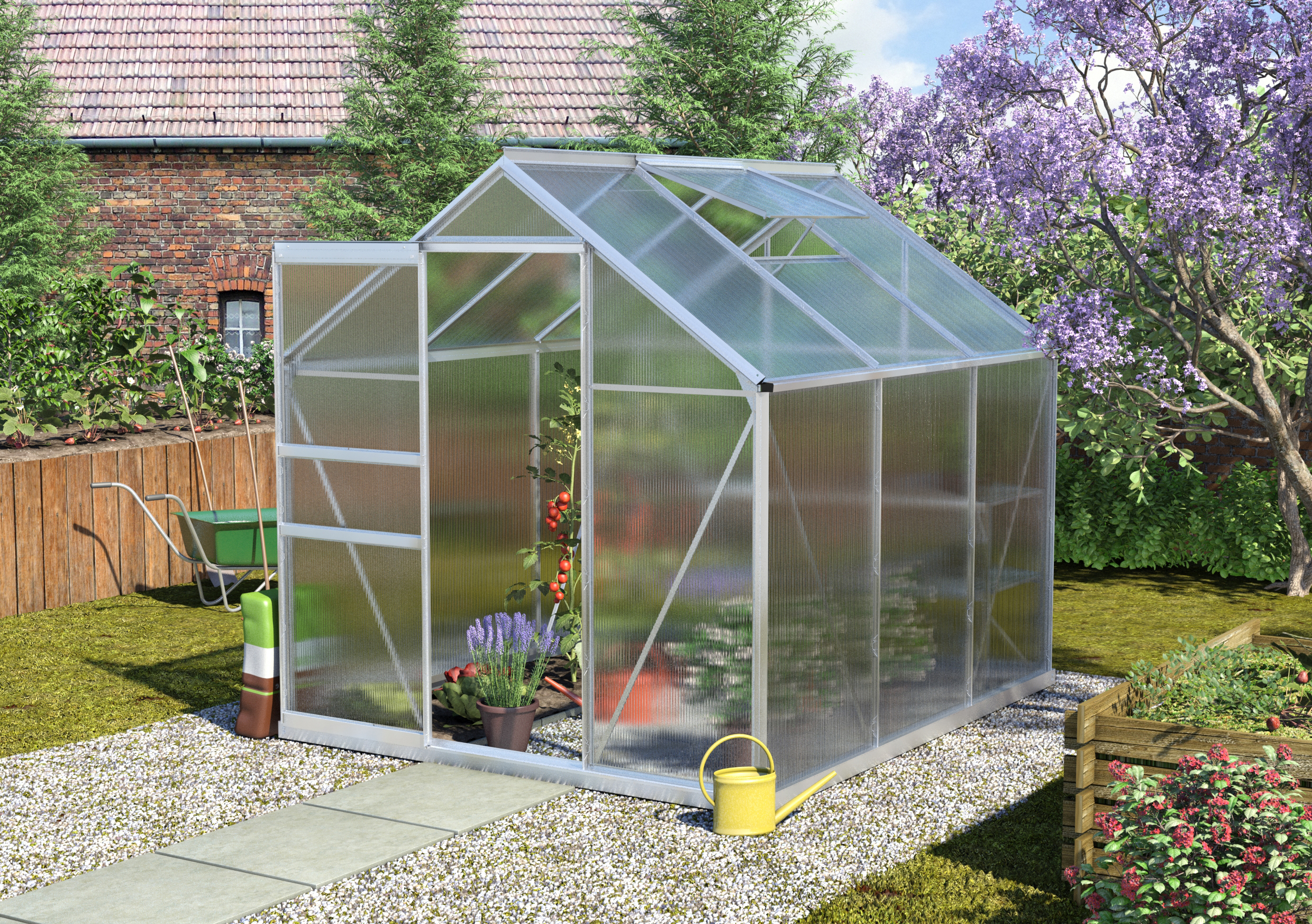 Vitavia Gewächshaus Calypso 4400 inkl. 1 Dachfenster - 4,4 m²