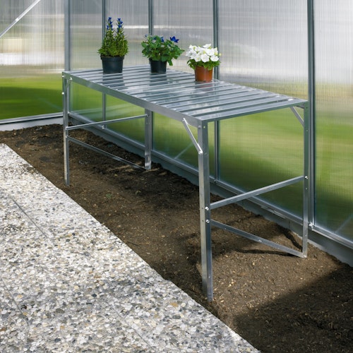 Vitavia Aluminium-Tisch mit 1 oder 2 Ebenen Vitavia Aluminium-Tisch mit 1 oder 2 Ebenen