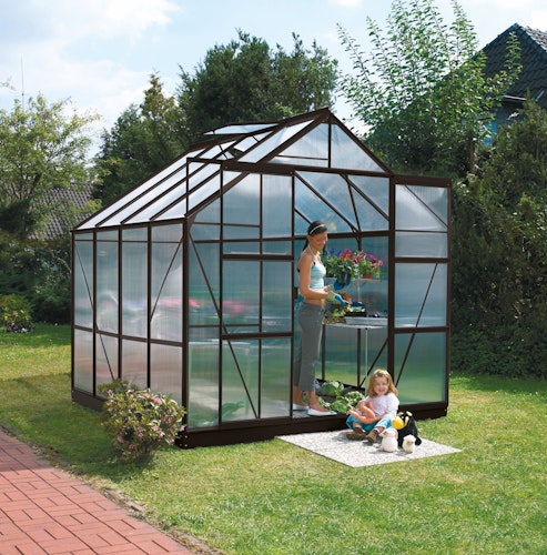 Vitavia Gewächshaus Mars 6700 inkl. 2 Dachfenstern - 6,7 m² Vitavia Gewächshaus Mars 6700 inkl. 2 Dachfenstern - 6,7 m²