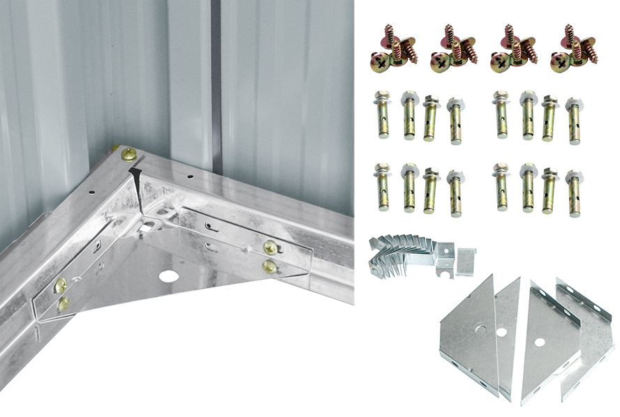 Pergart Innenankersatz zur Verankerung des Gerätehauses