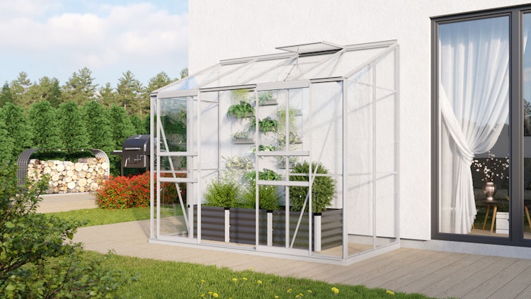 Vitavia Gewächshaus Styx/Ida 3300 inkl. 1 Dachfenster - 3,3 m²