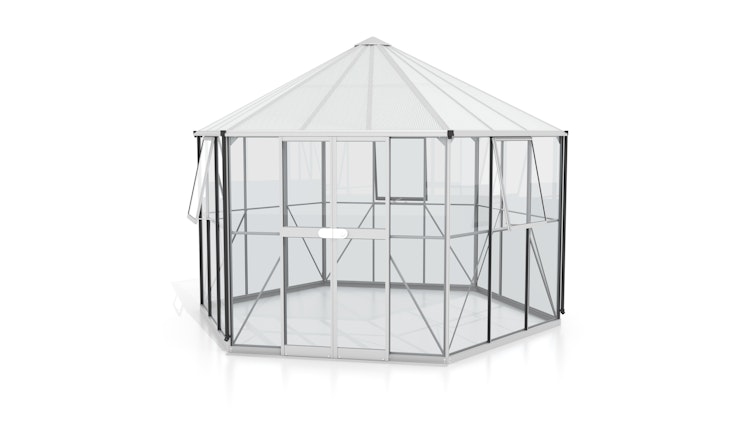 Vitavia Gewächshaus Pi 9000 inkl. 3 Seitenfenstern - 9,0 m²