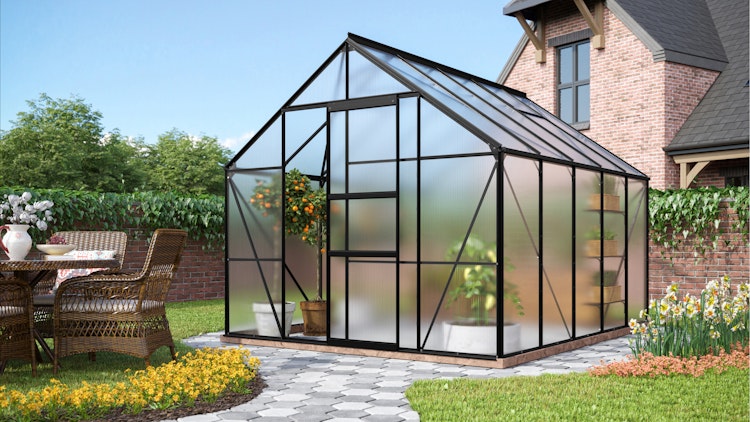 Vitavia Gewächshaus Merkur 8300 inkl. 2 Dachfenstern - 8,3 m²