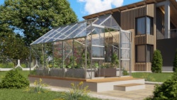 Vitavia Gewächshaus Mars 9900 inkl. 2 Dachfenstern - 9,9 m²