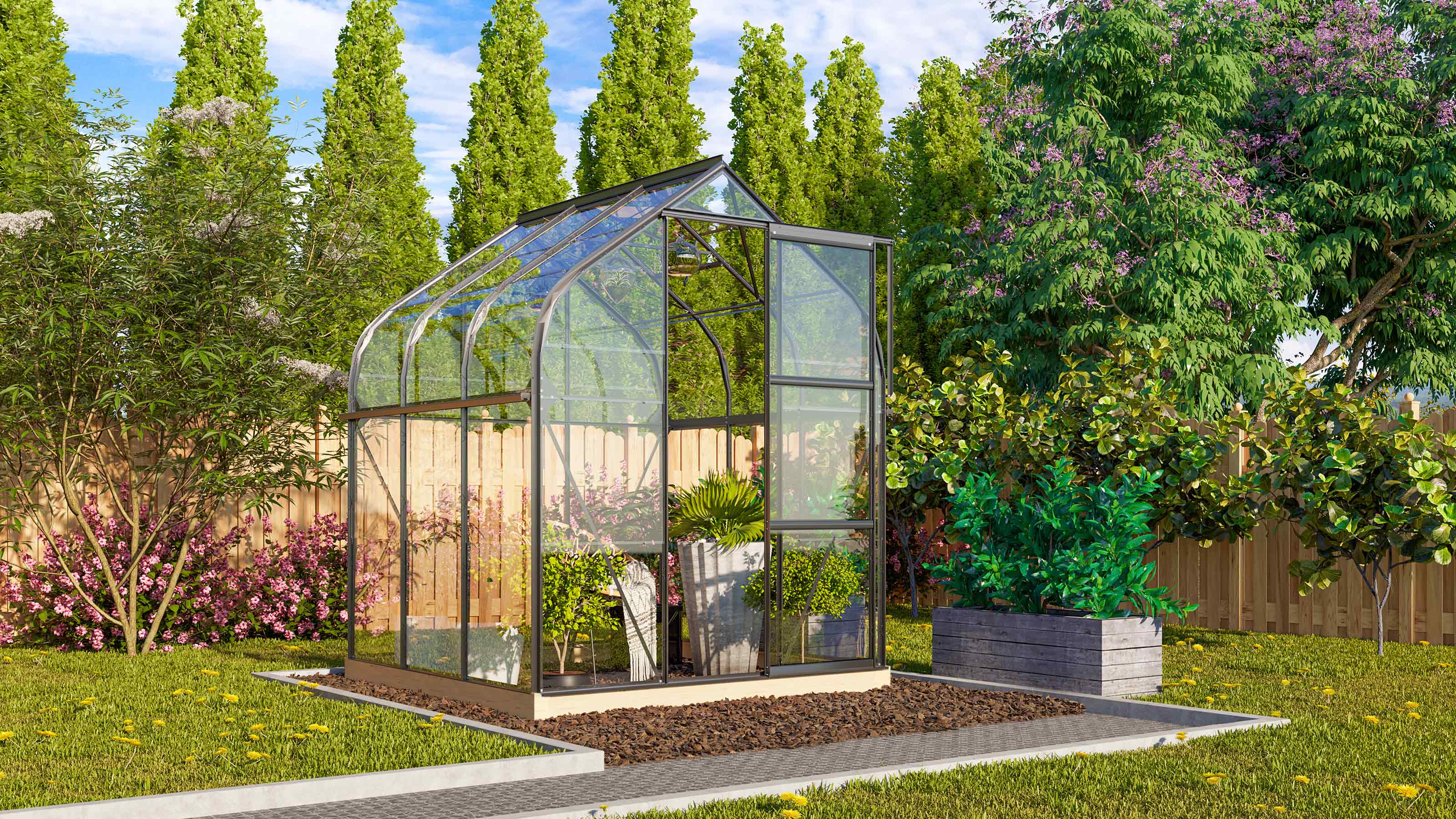 Vitavia Gewächshaus Orion 3800 inkl. 1 Dachfenster - 3,8 m²