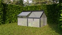 Vorschaubild Vitavia Frühbeet Gaia Jumbo inkl. 4 Dachfenster