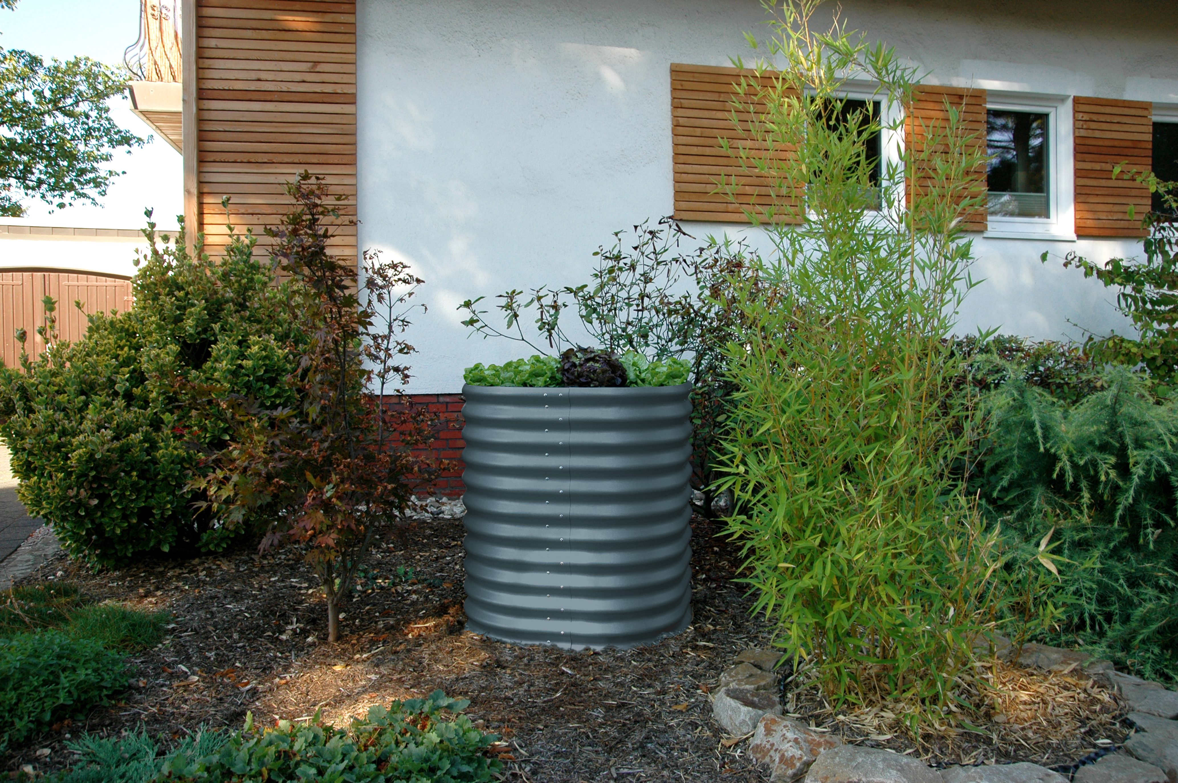 Vitavia Hochbeet Terra Rund 82 x 82 cm - 200/360/500 l