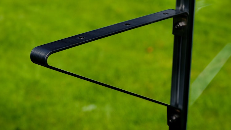 Vitavia Regalträger schwarz (2 Stück)