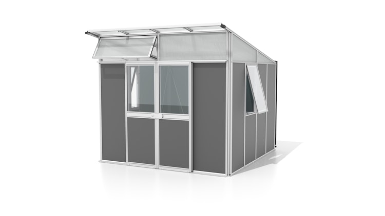 Vitavia Gerätehaus auf Gewächshausbasis Kosmos 7800/11500