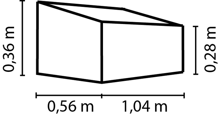 Vitavia Frühbeet Feronia mit Aufstelldach