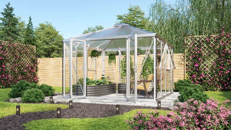 Vitavia Gewächshaus Minos inkl. 3 Seitenfenster - 10,2 m²