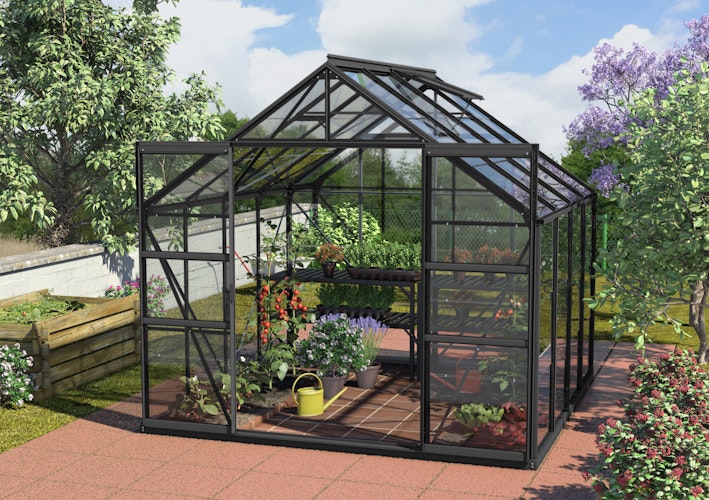 Vitavia Gewächshaus Mars 6700 inkl. 2 Dachfenstern - 6,7 m² Vitavia Gewächshaus Mars 6700 inkl. 2 Dachfenstern - 6,7 m²