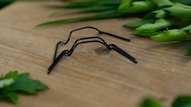 Vitavia Glasfederklammern, 20 Stück blank Vitavia Glasfederklammern, 20 Stück blank