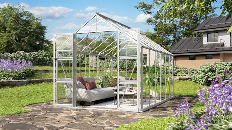 Vitavia Gewächshaus Domus 9900 inkl. 4 Dachfenstern - 9,9 m²