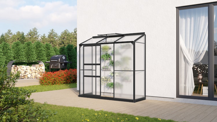 Vitavia Gewächshaus Styx/Ida 1300 inkl. 1 Dachfenster - 1,3 m²