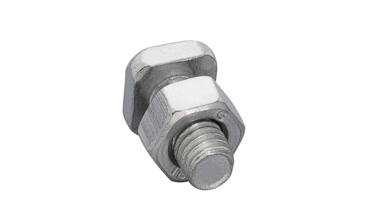 Vitavia Aluschrauben- und Mutternsatz quadratisch Aluminium eloxiert (10 Stück)