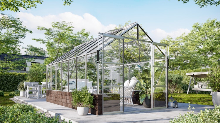 Vitavia Gewächshaus Cassandra 11500 inkl. Sockelmauer - 11,5 m²