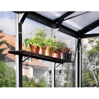 Vitavia Aluminium-Wandregal inkl. Befestigungsmaterial und Stützwinkel