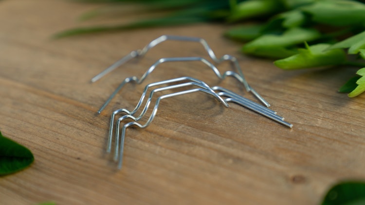 Vitavia Glasfederklammern, 20 Stück blank Vitavia Glasfederklammern, 20 Stück blank