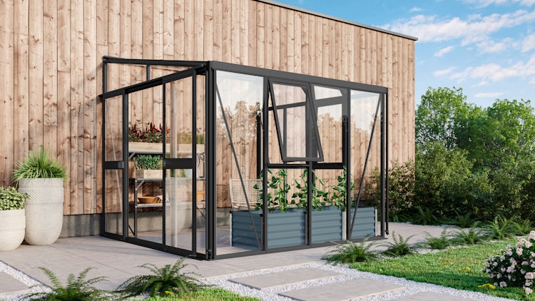 Vitavia Gewächshaus Helena 7000 inkl. 2 Seitenfenstern - 6,9 m²