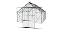 Vorschaubild Vitavia Gewächshaus Cassandra 9900 inkl. 4 Dachfenstern - 9,9 m²