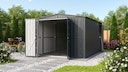 Vorschaubild Globel Metallgerätehaus Parker mit Fallschwingüren