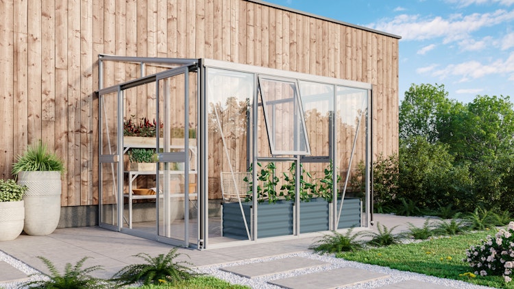 Vitavia Gewächshaus Helena 7000 inkl. 2 Seitenfenstern - 6,9 m²