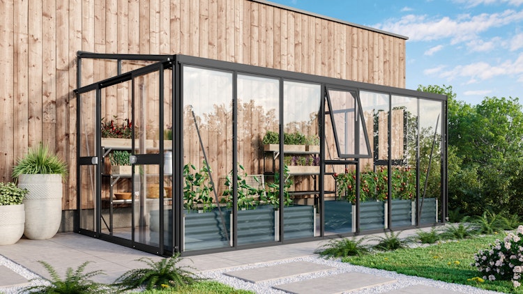 Vitavia Gewächshaus Helena 11900 inkl. 2 Seitenfenstern - 11,8 m² Vitavia Gewächshaus Helena 11900 inkl. 2 Seitenfenstern - 11,8 m²