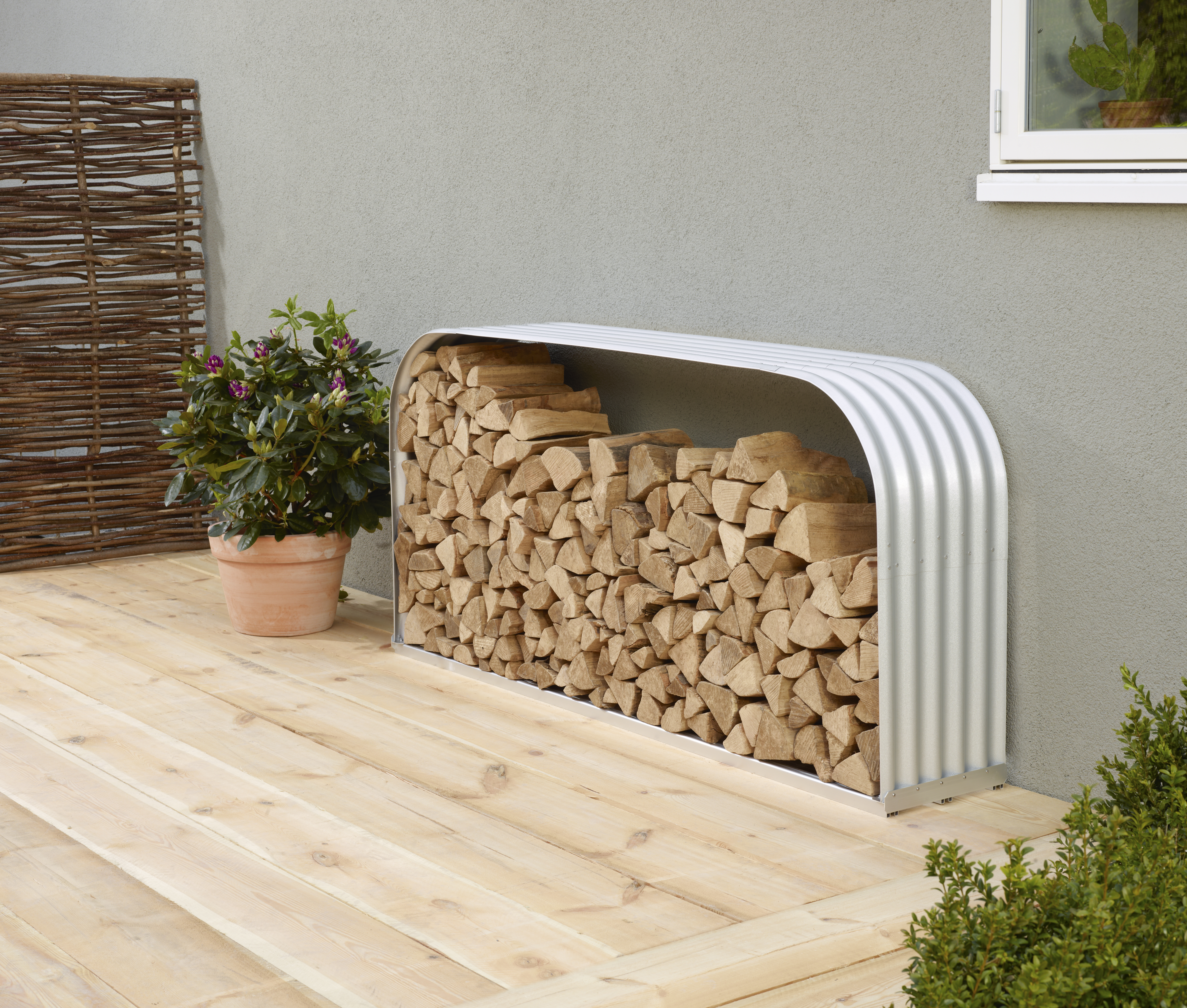 Vitavia Kaminholzregal Lignum Quer B 210 x T 40 x H 100 cm