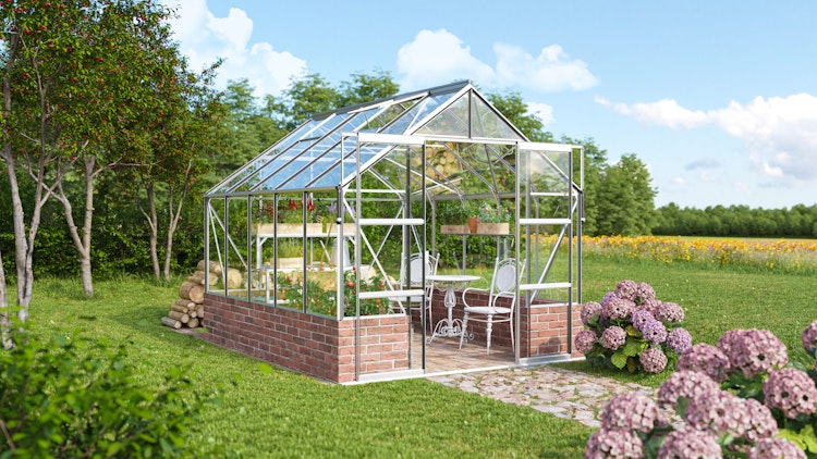 Vitavia Gewächshaus Cassandra 8300 inkl. 4 Dachfenstern - 8,3 m²