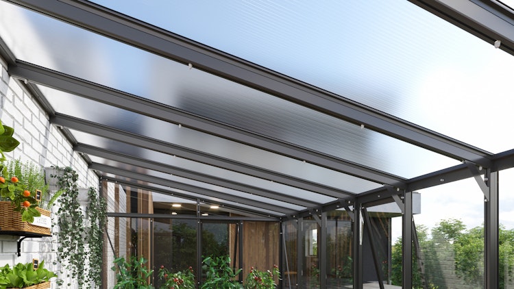 Vitavia Gewächshaus Helena 7000 inkl. 2 Seitenfenstern - 6,9 m²