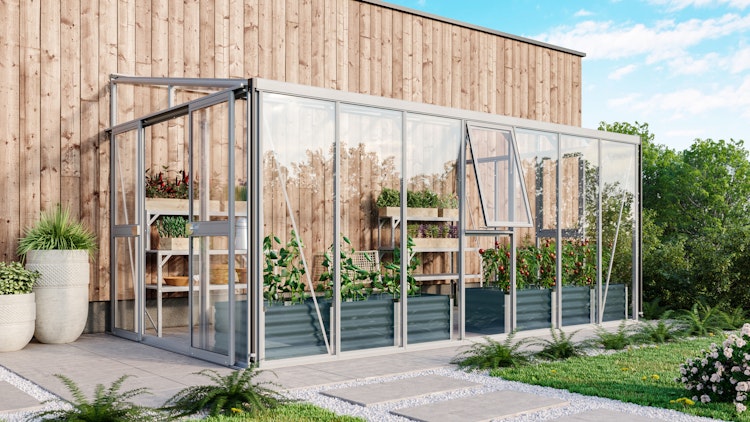 Vitavia Gewächshaus Helena 11900 inkl. 2 Seitenfenstern - 11,8 m² Vitavia Gewächshaus Helena 11900 inkl. 2 Seitenfenstern - 11,8 m²