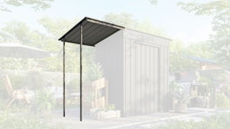 Globel Schleppdach für Gerätehaus Skillion 64 + 84, anthrazit Globel Schleppdach für Gerätehaus Skillion 64 + 84, anthrazitZubehörbild