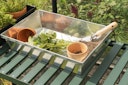 Vorschaubild Vitavia Pflanzschale Massiv galvanisiert Alu 38,5 x 28,5 x 11,5 cm