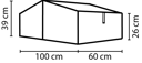 Vorschaubild Vitavia Frühbeet Gaia XS inkl. 2 Dachfenstern