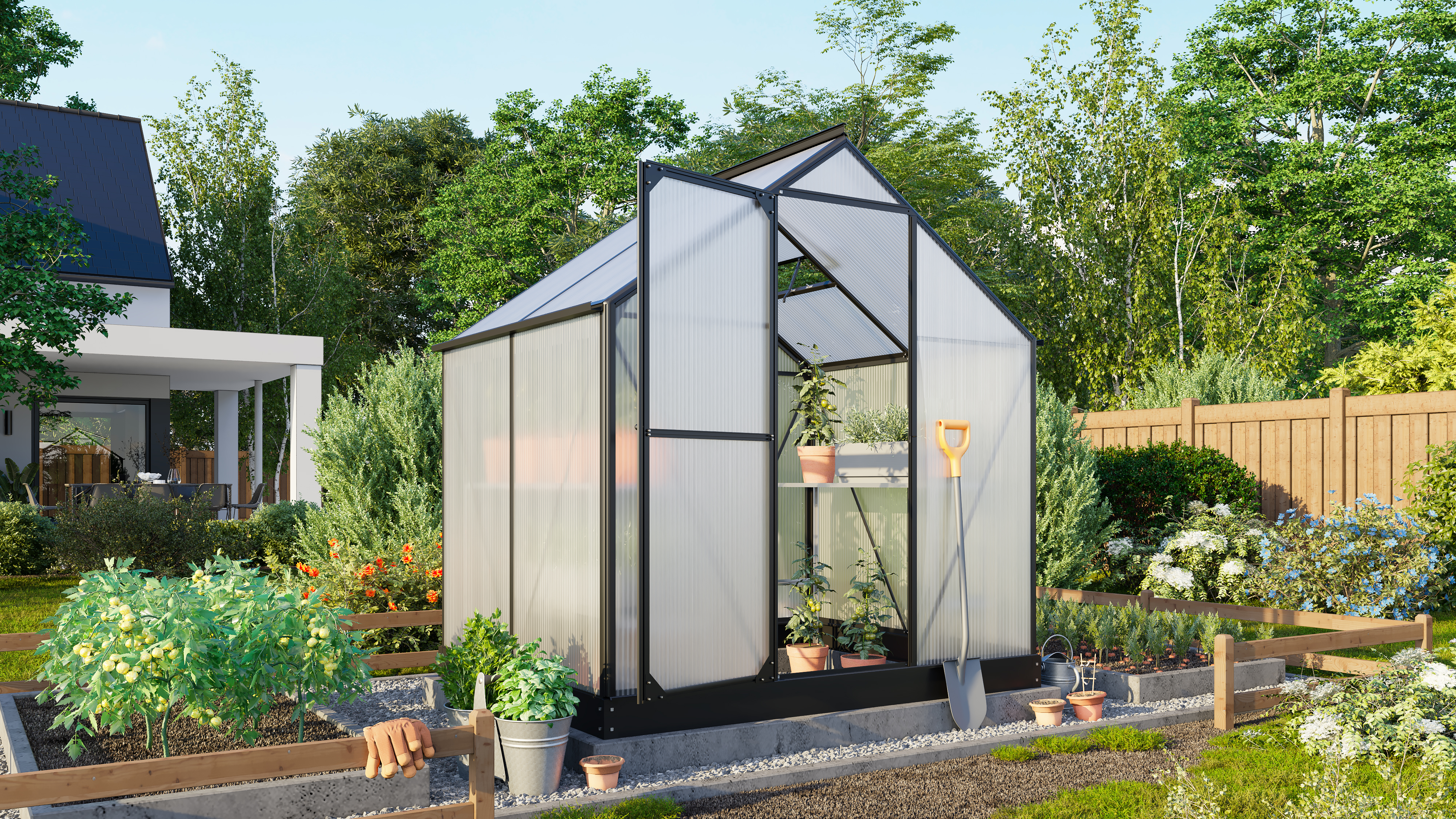 Vitavia Gewächshaus Eos 3100 inkl. 1 Dachfenster - 3,1 m²