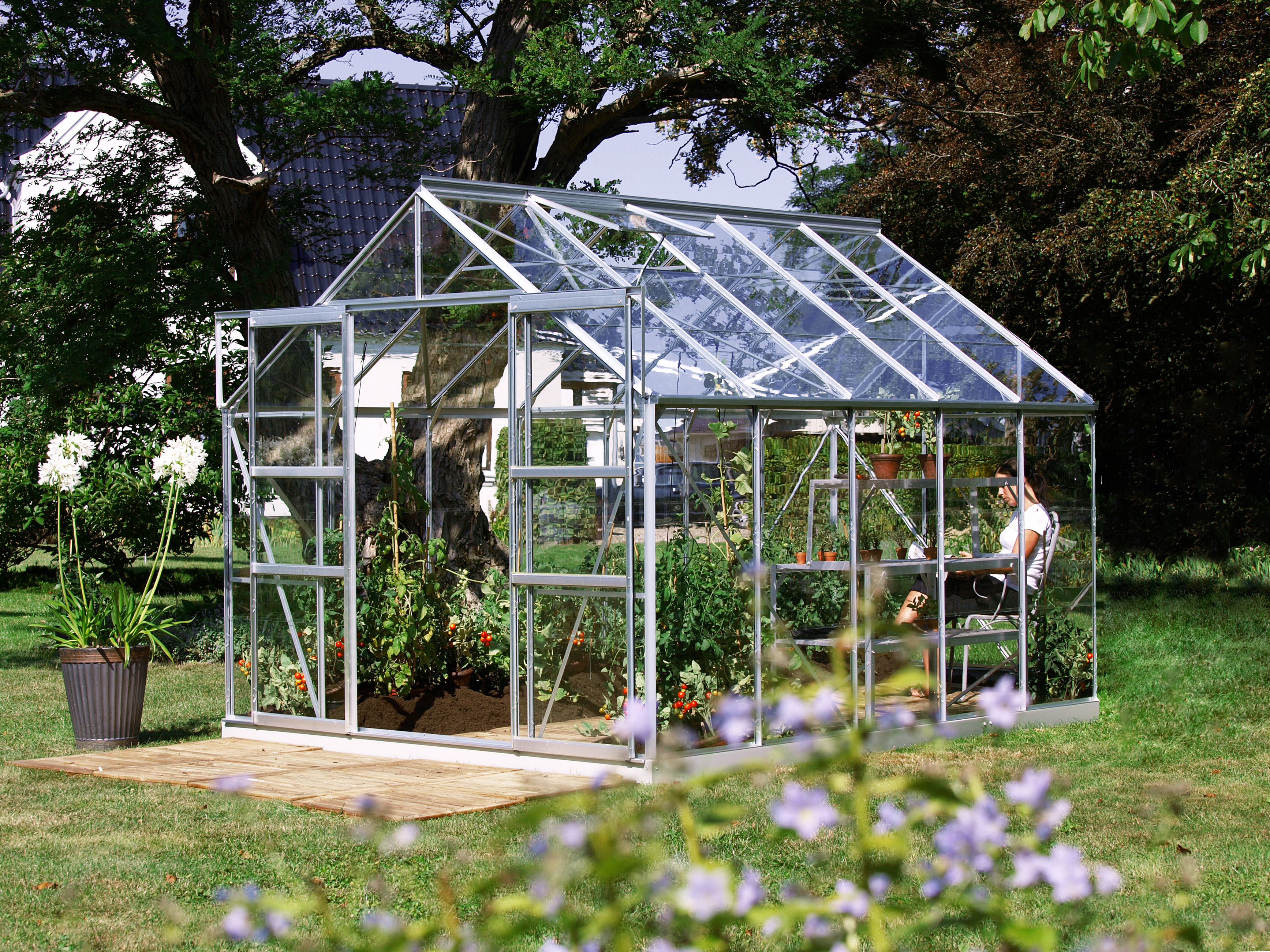 Vitavia Gewächshaus Mars 8300 inkl. 2 Dachfenstern - 8,3 m²