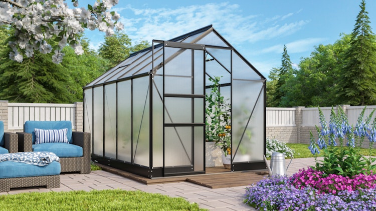 Vitavia Gewächshaus Apollo 6200 inkl. 2 Dachfenstern - 6,2 m² Vitavia Gewächshaus Apollo 6200 inkl. 2 Dachfenstern - 6,2 m²