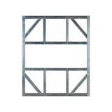 Globel Fundamentbodenrahmen für Metallgerätehaus Wandzierde Lean-To L56 - L58 Globel Fundamentbodenrahmen für Metallgerätehaus Wandzierde Lean-To L56 - L58Zubehörbild