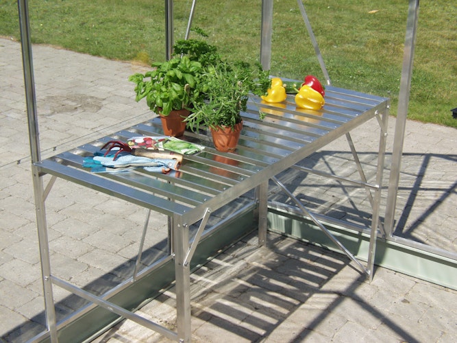 Vitavia Aluminium-Tisch mit 1 oder 2 Ebenen